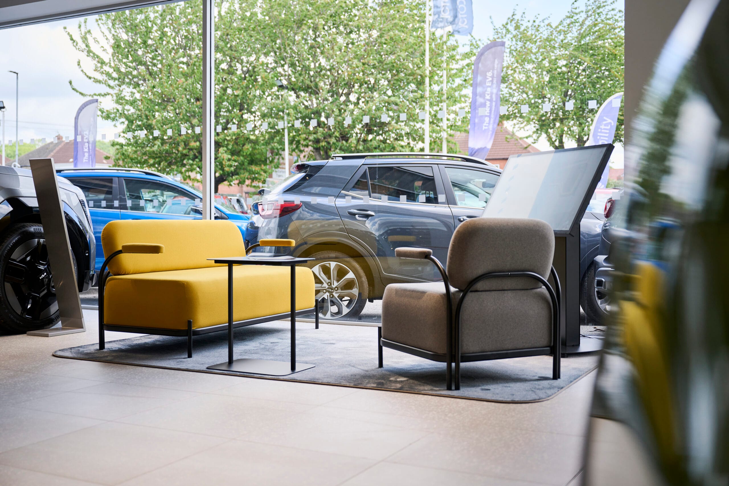 kia soft seating area